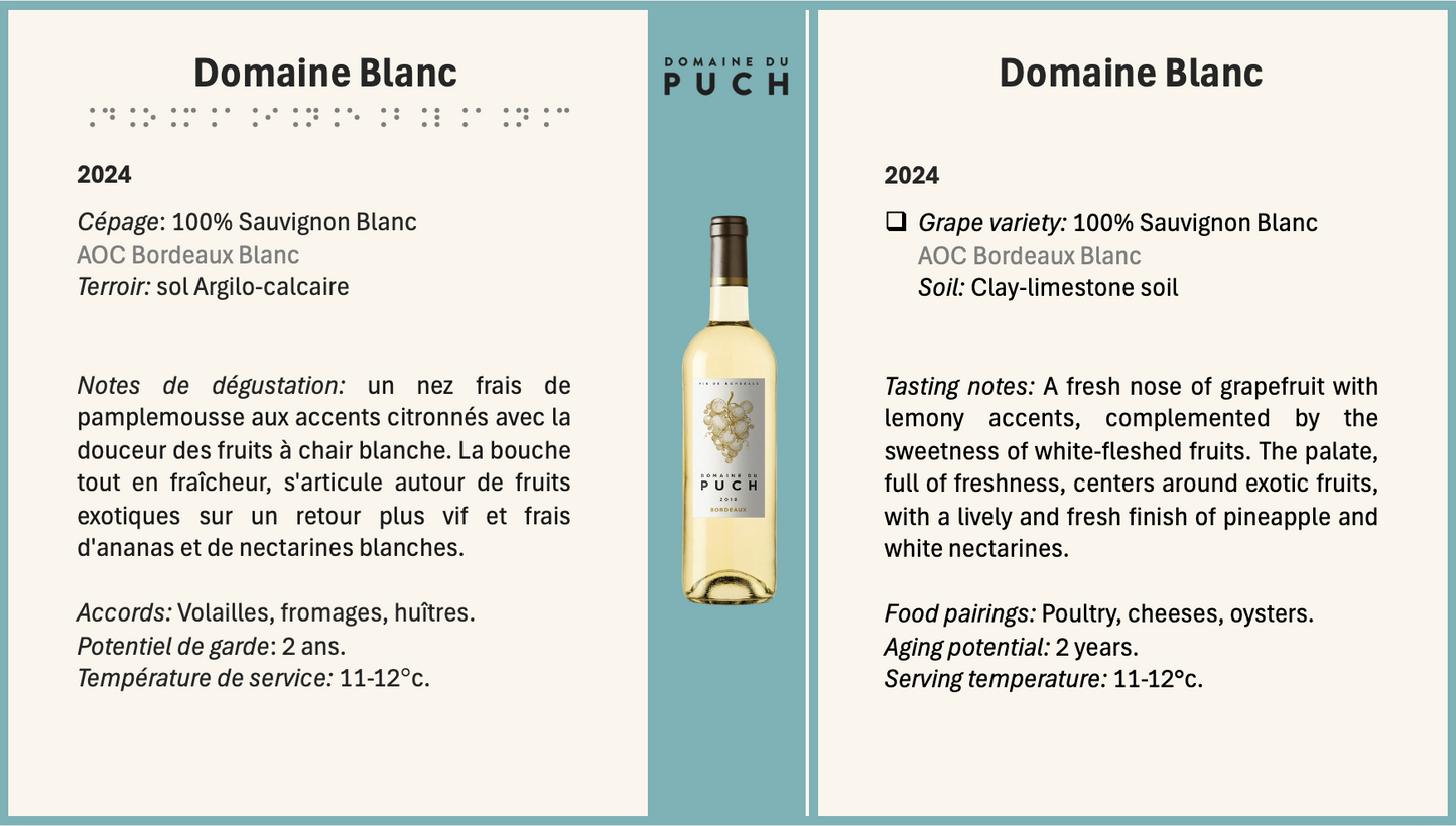 Domaine du Puch, Blanc Sec